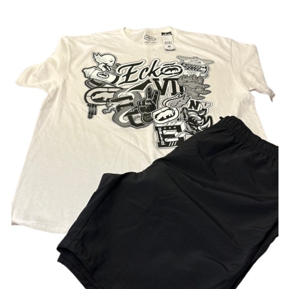 ECKO  unltd tshirt and Lira shorts